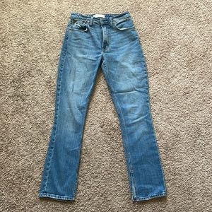 Abercrombie & Fitch Curve Love High Rise Split Hem